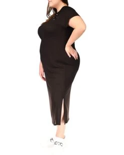MICHAEL Michael Kors Plus Size Lace-Up T-Shirt Dress | Dresses -Michael Kors Sales Shop 51r6738qFRL. AC SR736920