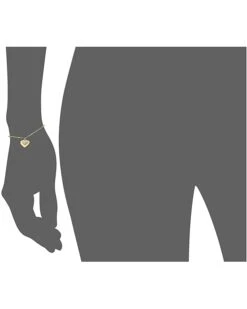 Michael Kors Precious Metal-Plated Sterling Silver Pavé Heart Bracelet | Bracelets -Michael Kors Sales Shop 611lPTmFi8L. AC SR736920