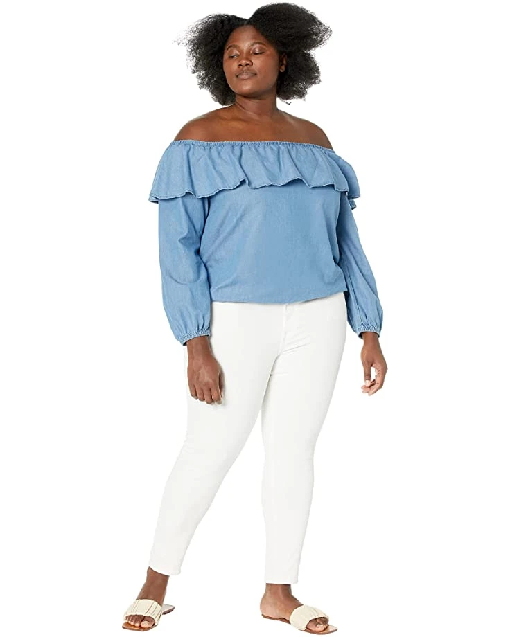 616TzJkDjeL._AC_SR736920_.jpg MICHAEL Michael Kors Plus Size Tencel Ruffle Top | Shirts & Tops -Michael Kors Sales Shop 616TzJkDjeL. AC SR736920