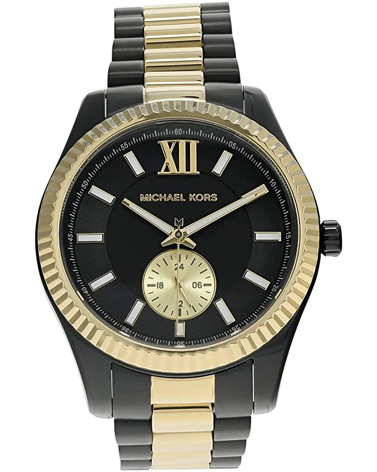 61BHIVtHBuL._AC_SR736920_.jpg Michael Kors MK8948 - Lexington Multifunction IP Bracelet with Gold Centerlinks Watch | Fashion Watches -Michael Kors Sales Shop 61BHIVtHBuL. AC SR736920