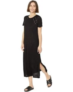 MICHAEL Michael Kors Petite Lace-Up T-Shirt Dress | Dresses -Michael Kors Sales Shop 61BSU7DEiAL. AC SR736920