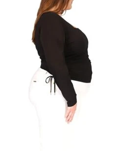 MICHAEL Michael Kors Plus Size Square Neck Ruched Long Sleeve Top | Shirts & Tops 1 MICHAEL Michael Kors Plus Size Square Neck Ruched Long Sleeve Top | Shirts & Tops -Michael Kors Sales Shop 61S tf0fYmL. AC SR736920