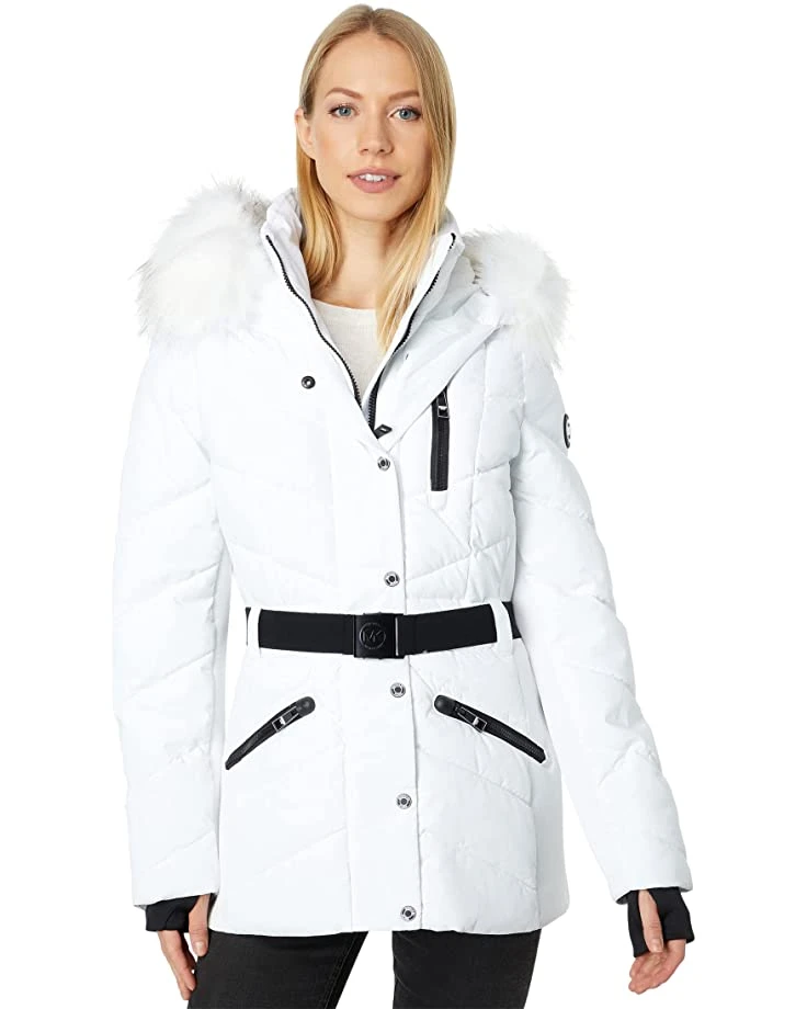 61XW0l06v8L._AC_SR736920_.jpg MICHAEL Michael Kors Active Belted Puffer with Faux Fur Trim Hood A421508F | Coats & Outerwear -Michael Kors Sales Shop 61XW0l06v8L. AC SR736920