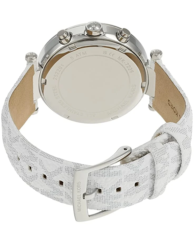 61exU7SbhkL._AC_SR736920_.jpg Michael Kors MK7226 - Parker Chronograph Optic PVC Strap Watch | Fashion Watches -Michael Kors Sales Shop