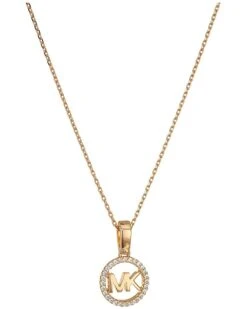 Michael Kors Precious Metal-Plated Sterling Silver Pavé Logo Necklace | Necklaces -Michael Kors Sales Shop 61jCkOvxagL. AC SR736920