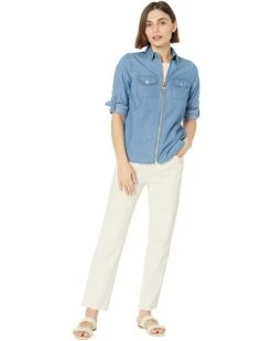 MICHAEL Michael Kors Petite Tencel Dog Tag Top | Shirts & Tops -Michael Kors Sales Shop 61lD4kRJpDL. AC SR736920