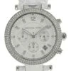 Michael Kors MK7226 - Parker Chronograph Optic PVC Strap Watch | Fashion Watches