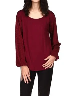 MICHAEL Michael Kors Open Neck Long Sleeve Top | Shirts & Tops 3 MICHAEL Michael Kors Open Neck Long Sleeve Top | Shirts & Tops -Michael Kors Sales Shop 61ptIaXClHL. AC SR736920