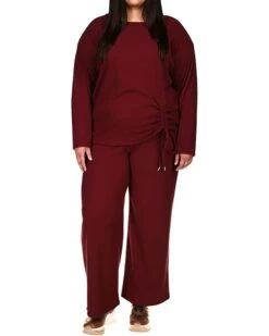 MICHAEL Michael Kors Plus Size Rib Straight Leg Pants