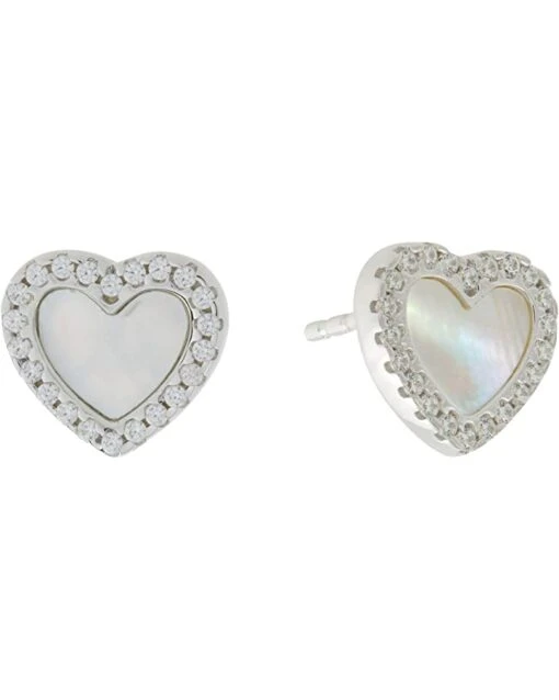 Michael Kors Kors Love Pave and Mother-of-Pearl Heart Earrings -Michael Kors Sales Shop 61uNCdBjK3L. AC SR736920