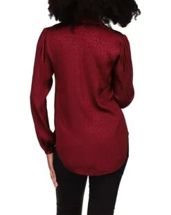 MICHAEL Michael Kors Petite Cheetah Plisse Jacquard Top | Shirts & Tops -Michael Kors Sales Shop 711v2IgCFfL. AC SR736920