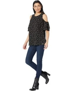 MICHAEL Michael Kors Watercolor Ditsy Cold-Shoulder Top | Shirts & Tops -Michael Kors Sales Shop 716jZG6FapL. AC SR736920