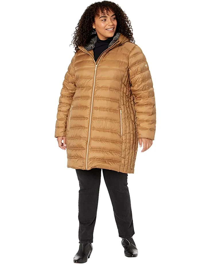 7182NkRG0AL._AC_SR736920_.jpg MICHAEL Michael Kors Plus Size Long Zip Front Down Packable M865169B63 | Coats & Outerwear -Michael Kors Sales Shop 7182NkRG0AL. AC SR736920