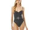 MICHAEL Michael Kors Dot Underwire One-Piece | Swimwear