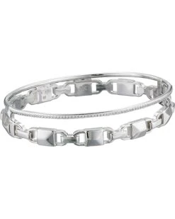 Michael Kors Precious Metal-Plated Sterling Silver Mercer Link Pavé Halo Bangle Bracelet | Bracelets 3 Michael Kors Precious Metal-Plated Sterling Silver Mercer Link Pavé Halo Bangle Bracelet | Bracelets -Michael Kors Sales Shop 71FaA7B9yIL. AC SR736920