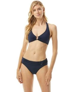 MICHAEL Michael Kors Iconic Solids Logo Ring Halter Bikini Top | Swimwear -Michael Kors Sales Shop 71X1mt7LBWL. AC SR736920