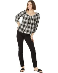 MICHAEL Michael Kors Petite Buffalo Check Peasant Top | Shirts & Tops 3 MICHAEL Michael Kors Petite Buffalo Check Peasant Top | Shirts & Tops -Michael Kors Sales Shop 71YsXbNmRaL. AC SR736920