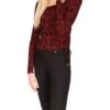 MICHAEL Michael Kors Petite Lace Square Neck Ruched Long Sleeve Top | Shirts & Tops