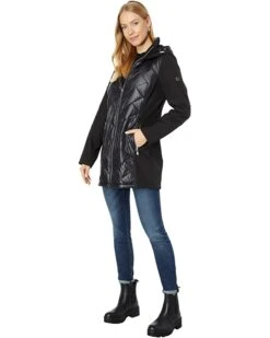 MICHAEL Michael Kors Mixed Softshell and Quilted Puffer M525378FZ | Coats & Outerwear 3 MICHAEL Michael Kors Mixed Softshell and Quilted Puffer M525378FZ | Coats & Outerwear -Michael Kors Sales Shop 71bIosCwk4L. AC SR736920