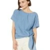 MICHAEL Michael Kors Petite Tencel Side Tie Top | Shirts & Tops