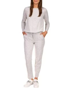 MICHAEL Michael Kors Cheetah Jacquard Elastic Long Sleeve Tee | Shirts & Tops