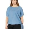 MICHAEL Michael Kors Plus Size Tencel Side Tie Top | Shirts & Tops