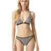 MICHAEL Michael Kors Mini Leopard Triangle Bikini Top | Swimwear