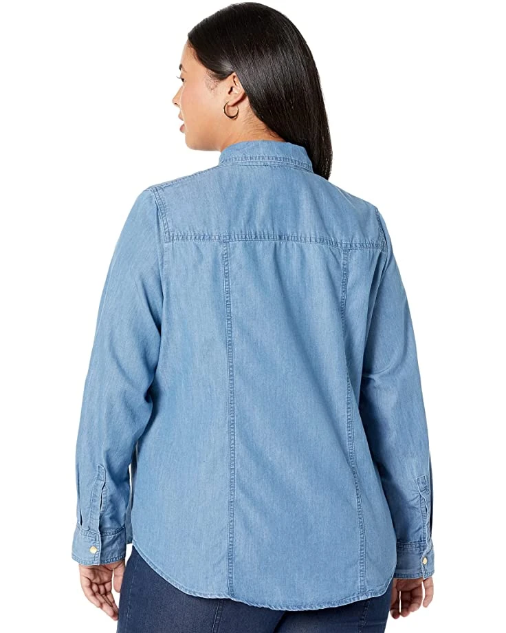 811CQcgYbLL._AC_SR736920_.jpg MICHAEL Michael Kors Plus Size Tencel Dog Tag Top | Shirts & Tops -Michael Kors Sales Shop 811CQcgYbLL. AC SR736920