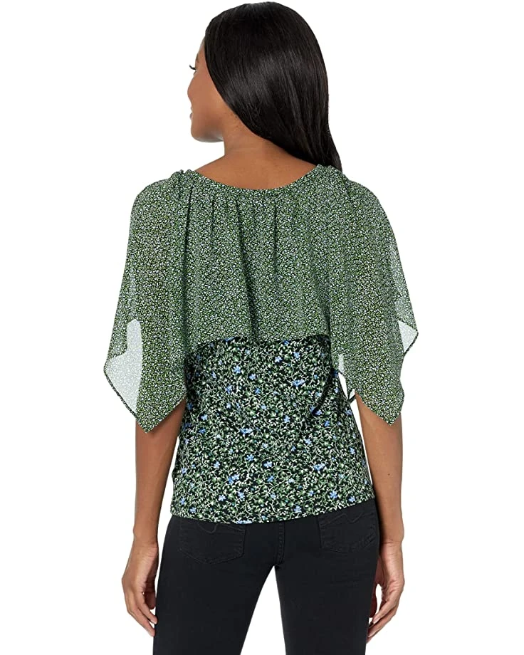815yY8cR0xL._AC_SR736920_.jpg MICHAEL Michael Kors Floral Tie Shoulder Flounce Top | Shirts & Tops -Michael Kors Sales Shop