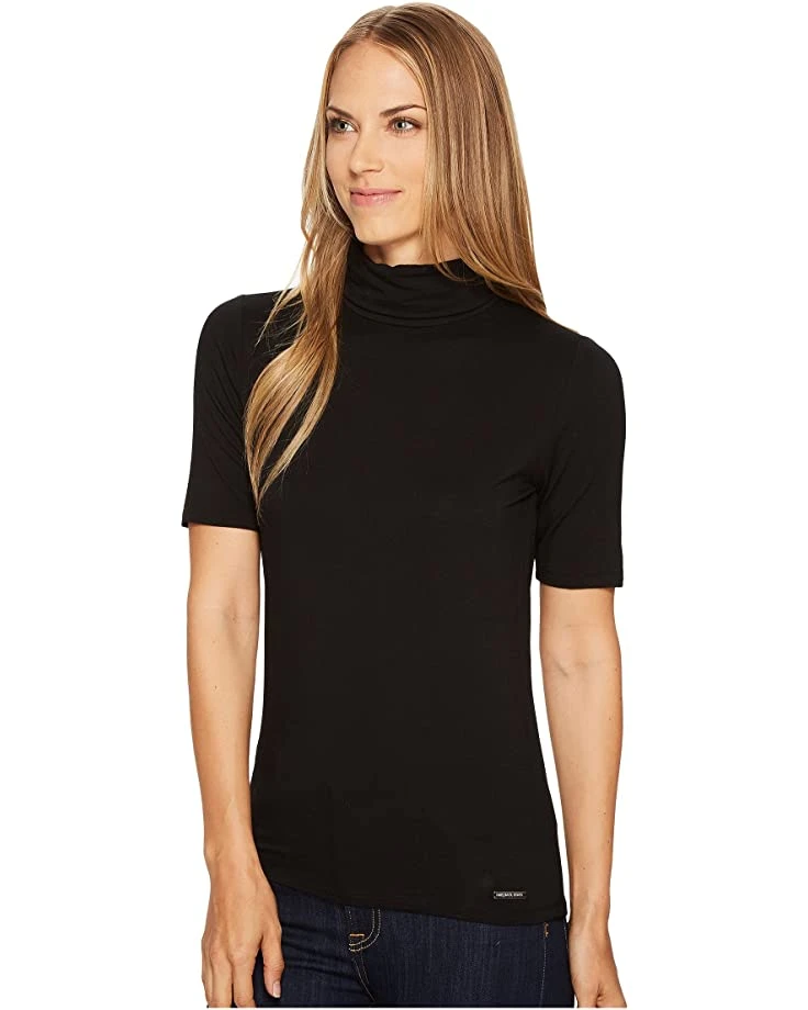 81Ca37MIpRL._AC_SR736920_.jpg MICHAEL Michael Kors Short Sleeve Solid Mock Neck | Shirts & Tops -Michael Kors Sales Shop 81Ca37MIpRL. AC SR736920