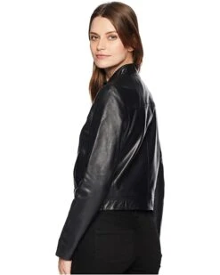 MICHAEL Michael Kors Leather Moto Jacket | Coats & Outerwear -Michael Kors Sales Shop 81EWCLIrSDL. AC SR736920