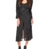 MICHAEL Michael Kors Foulard Tiered Sleeve Midi Dress | Dresses