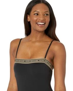 MICHAEL Michael Kors Logo Elastic Solids Square Neck One-Piece | Swimwear 2 MICHAEL Michael Kors Logo Elastic Solids Square Neck One-Piece | Swimwear -Michael Kors Sales Shop 81HnIZTReVL. AC SR736920