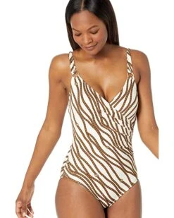 MICHAEL Michael Kors Diagonal Belt Print Logo Ring Surplus One-Piece | Swimwear -Michael Kors Sales Shop 81JIa7ehI1L. AC SR736920