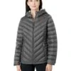 MICHAEL Michael Kors Short Zip Front Down Packable M825069BNM | Coats & Outerwear