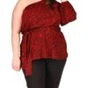 MICHAEL Michael Kors Plus Size Python One Shoulder Tunic | Shirts & Tops