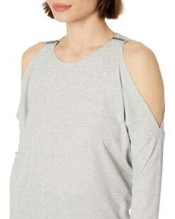 MICHAEL Michael Kors Petite Shine Stud Cold-Shoulder Top | Shirts & Tops -Michael Kors Sales Shop 81LaYGUfMqL. AC SR736920