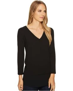 MICHAEL Michael Kors V-Neck Mixed Media | Shirts & Tops 3 MICHAEL Michael Kors V-Neck Mixed Media | Shirts & Tops -Michael Kors Sales Shop 81fOrbOkP3L. AC SR736920