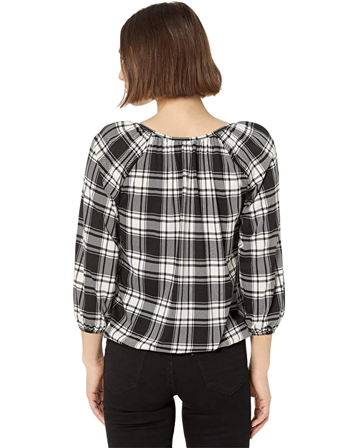 81t317XN1rL._AC_SR736920_.jpg MICHAEL Michael Kors Petite Buffalo Check Peasant Top | Shirts & Tops -Michael Kors Sales Shop 81t317XN1rL. AC SR736920