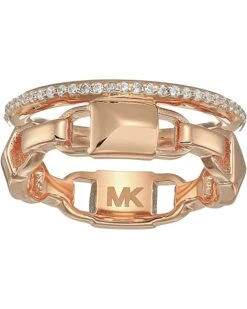 Michael Kors Precious Metal-Plated Sterling Silver Mercer Link Pavé Halo Ring | Rings 3 Michael Kors Precious Metal-Plated Sterling Silver Mercer Link Pavé Halo Ring | Rings -Michael Kors Sales Shop 81t6A6BIfL. AC SR736920