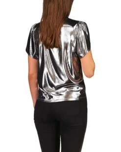 MICHAEL Michael Kors Foil Jersey Petal Sleeve Top | Shirts & Tops -Michael Kors Sales Shop 81wQShyze8L. AC SR736920