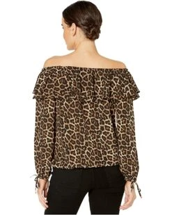 MICHAEL Michael Kors Ruffle Peasant Top | Shirts & Tops -Michael Kors Sales Shop 910cuzzCdnL. AC SR736920
