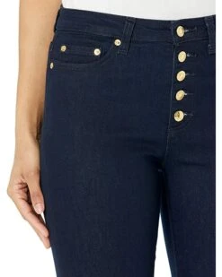 MICHAEL Michael Kors Izzy Skinny Roll Hem Jeans in Dark Rinse Wash -Michael Kors Sales Shop 91V2pKo8R L. AC SR736920