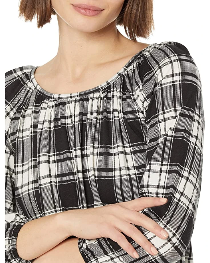 91YQf-neY9L._AC_SR736920_.jpg MICHAEL Michael Kors Petite Buffalo Check Peasant Top | Shirts & Tops -Michael Kors Sales Shop 91YQf neY9L. AC SR736920