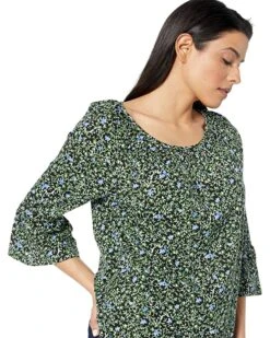 MICHAEL Michael Kors Vine Leaves Flare Sleeve Top | Shirts & Tops -Michael Kors Sales Shop 91c0bumPZEL. AC SR736920