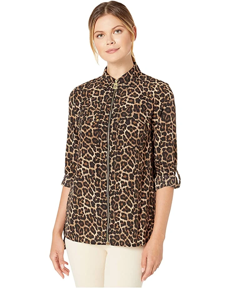 91fhHxXsTCL._AC_SR736920_.jpg MICHAEL Michael Kors Leopard Dog Tag | Shirts & Tops -Michael Kors Sales Shop