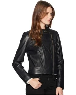MICHAEL Michael Kors Leather Moto Jacket | Coats & Outerwear -Michael Kors Sales Shop 91lluxQ8LL. AC SR736920