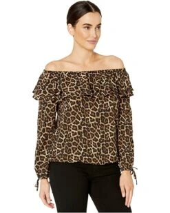 MICHAEL Michael Kors Ruffle Peasant Top | Shirts & Tops -Michael Kors Sales Shop 91qrD70h6OL. AC SR736920
